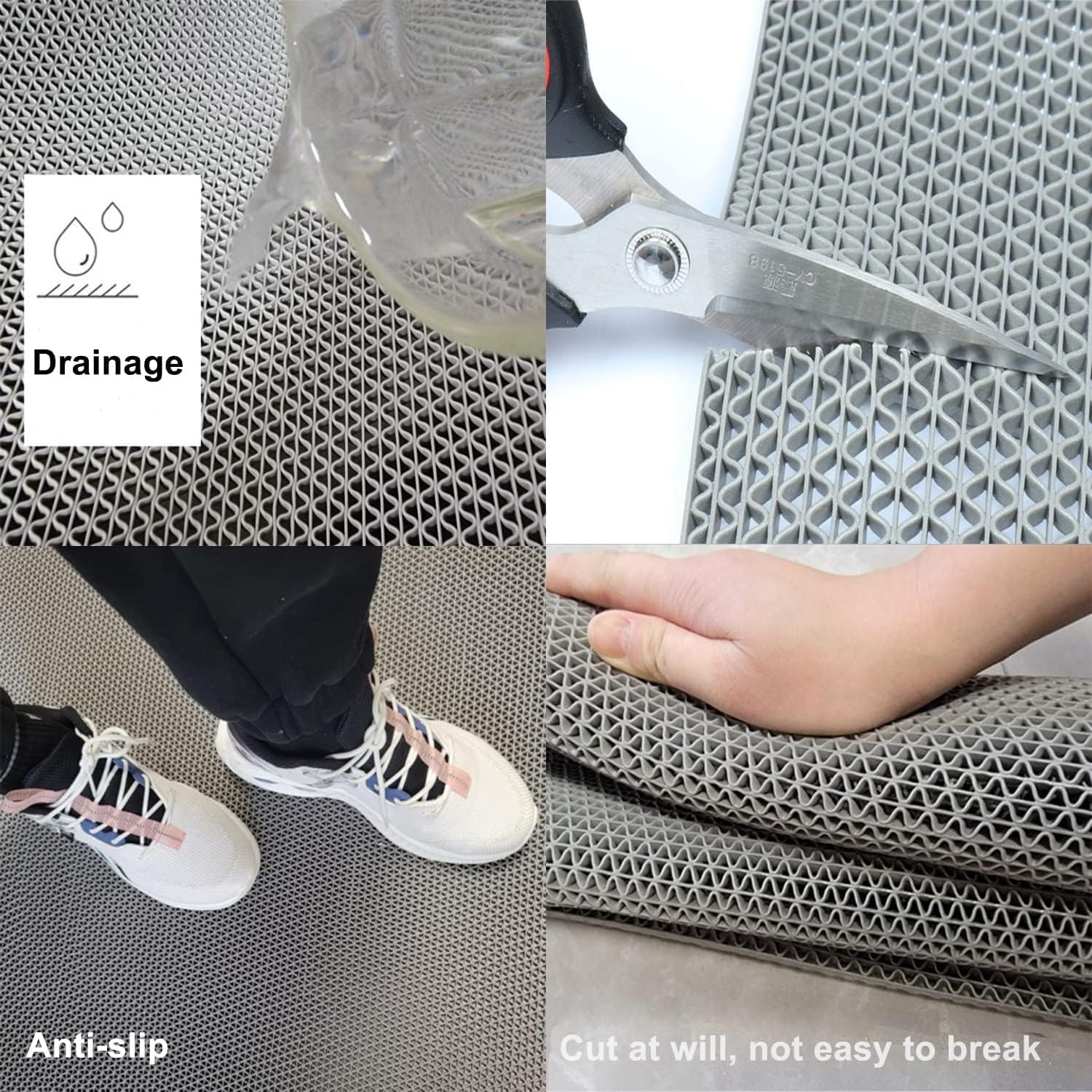 Bamboo Bath Mat - Keset Anti Selip Minimalis untuk Kamar