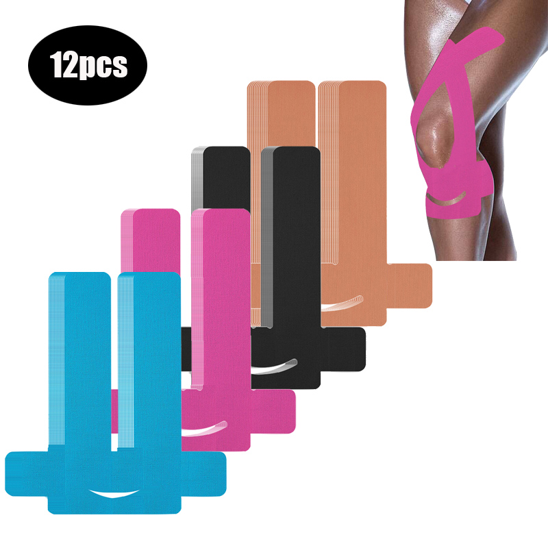 Sports Taping Precut - 6/12 Buah Pita Kinesiologi Precut untuk