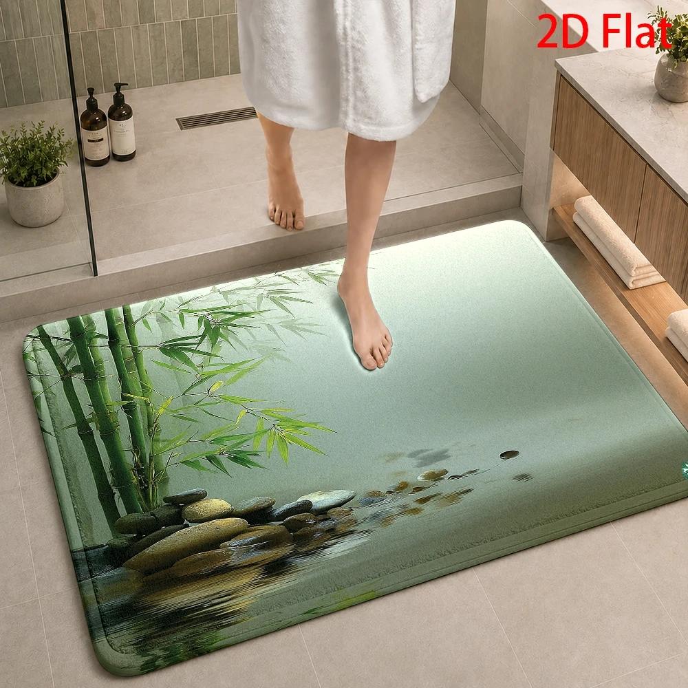 Keset Kamar Mandi Anti Air Bah - Bamboo Bath Mat ulasan dan harga