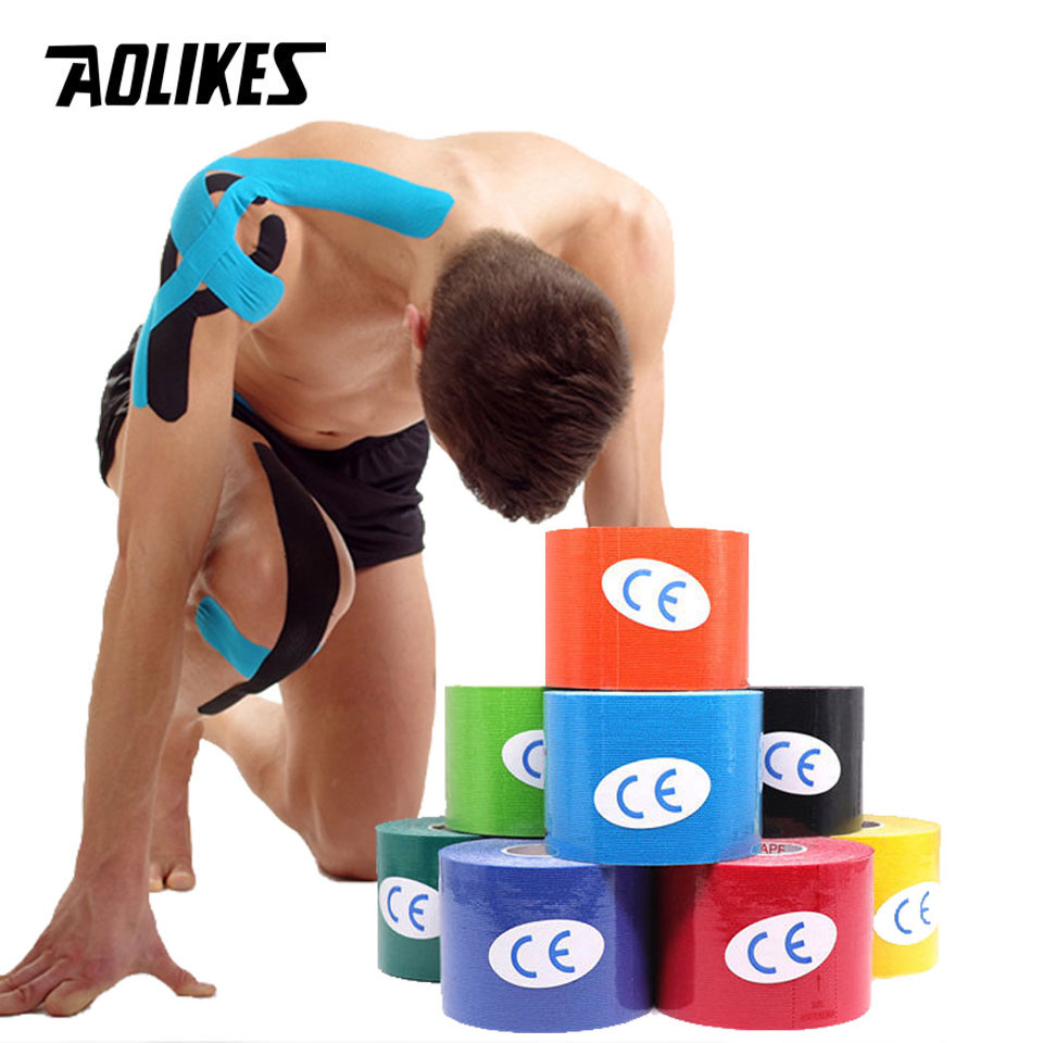 AOLIKES pita kinesiologi, 2 uk - Sports Taping Precut ulasan dan harga