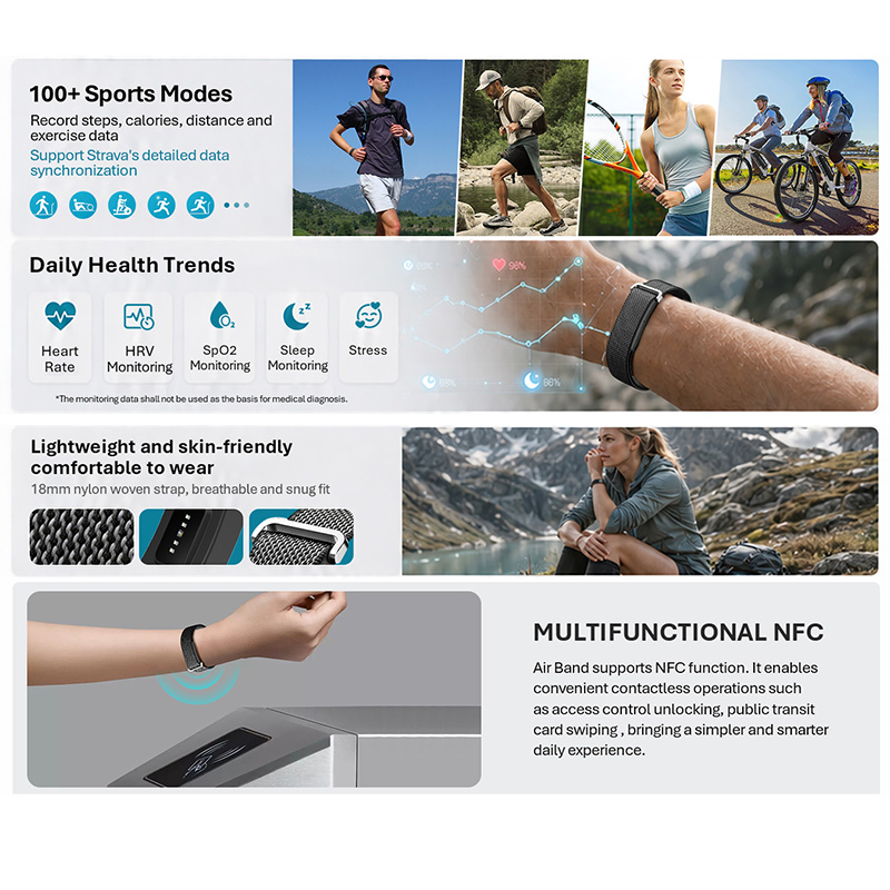 Gelang Pintar VALDUS Air Band  - Health Wellness Bracelet ulasan dan harga