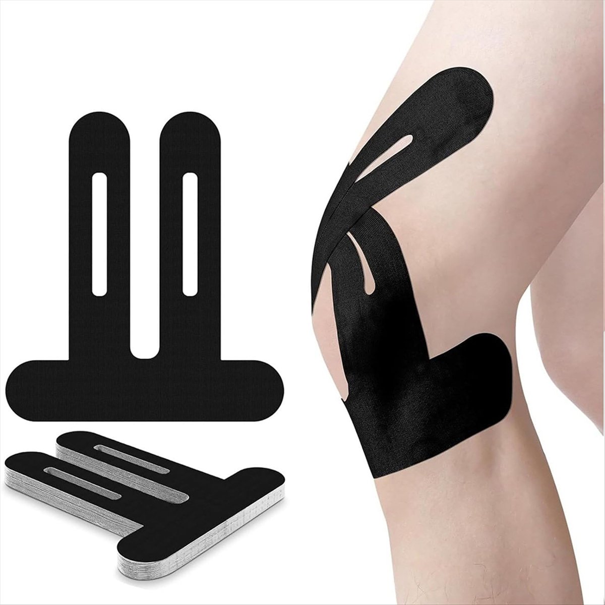 10pcs Pita Kinesiologi Lutut P - Sports Taping Precut ulasan dan harga